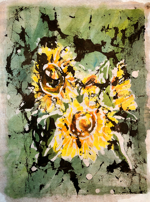 Batik Sunflower