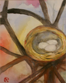 BirdsNest Watercolor