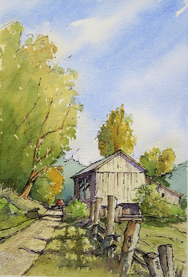 Autumn Barn